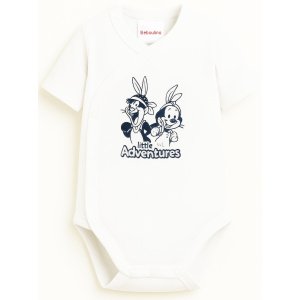 Κορμάκι Κοντομάνικο Adventure Beboulino White