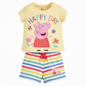 Μπλουζάκι Καλοκαιρινό με Σορτσάκι Peppa