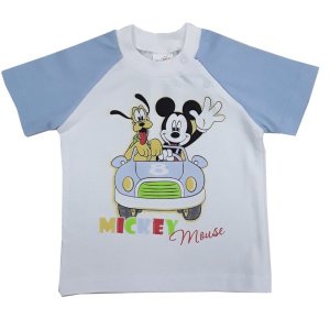 Μπλουζάκι Κοντομάνικο Mickey Pluto Beboulino Light Blue