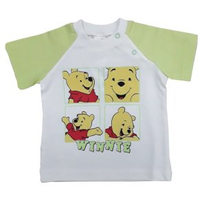 Μπλουζάκι Κοντομάνικο Pooh Beboulino Lime