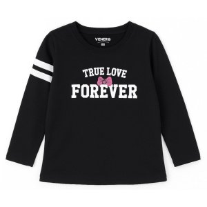 Μπλουζάκι Μακρυμάνικο True Love Forever Venere Black Roses