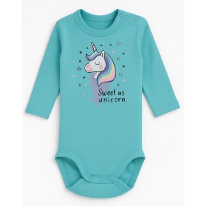 Κορμάκι Μακρυμάνικο Little Unicorn Venere Turquoise
