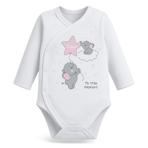 Κορμάκι Μακρυμάνικο My Little Elephant Beboulino Pink
