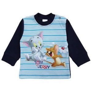 Μπλουζάκι Μακρυμάνικο Tom & Jerry Beboulino Blue