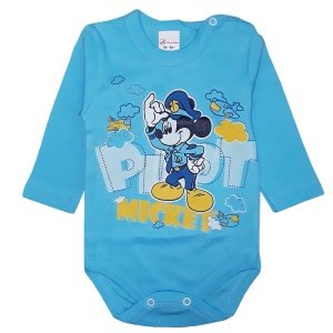 Κορμάκι Μακρυμάνικο Mickey Pilot Beboulino Blue