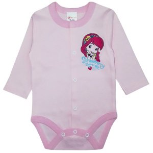Κορμάκι Μακρυμάνικο Little Strawberry Beboulino Pink