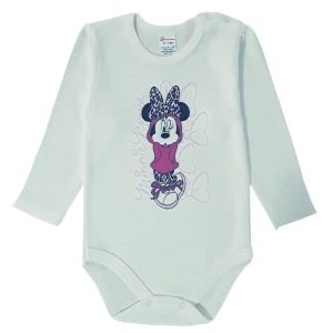 Κορμάκι Μακρυμάνικο Minnie Mouse Beboulino White