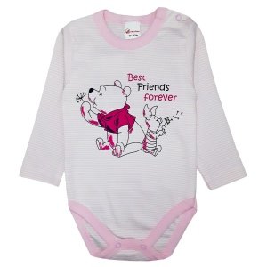 Κορμάκι Μακρυμάνικο Best Friends Forever Beboulino Pink