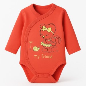 Κορμάκι Μακρυμάνικο My Friend Beboulino Red