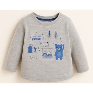 Μπλουζάκι Μακρυμάνικο Cute Little Friends Venere Grey