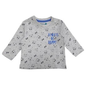 Μπλουζάκι Μακρυμάνικο Panda Venere Grey