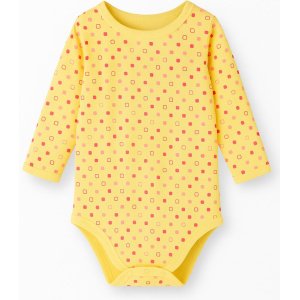 Κορμάκι Μακρυμάνικο Flowers Lullaby Yellow Pink