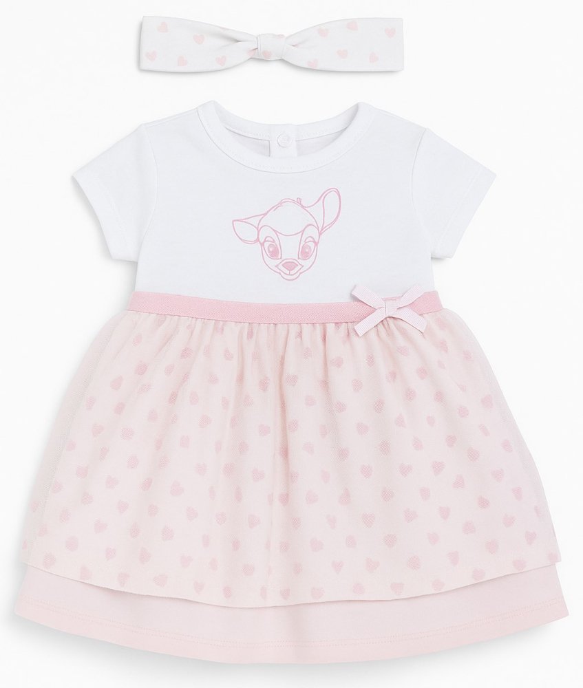 Φόρεμα με Κορδέλα White Pink