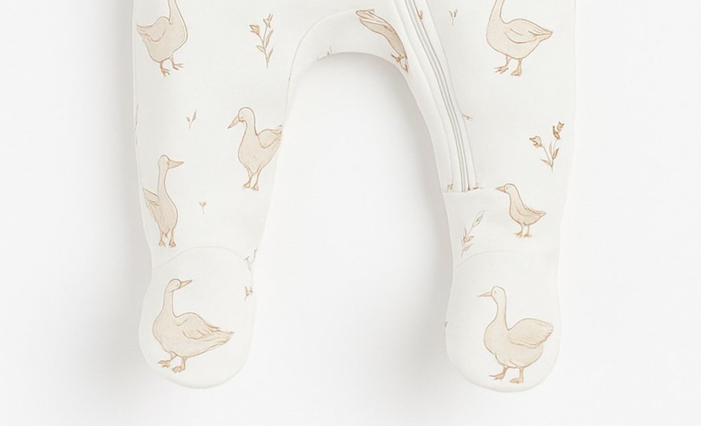 Φορμάκι Αντιαλλεργικό Μακρυμάνικο Happy Goose Stories White - Image 3