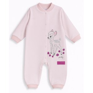 Βρεφικό Φορμάκι Μακρυμάνικο Beboulino Bambi Light Pink