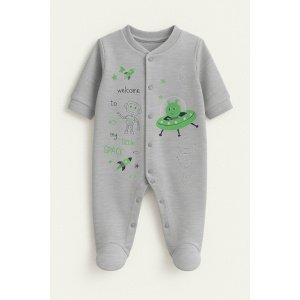 Φορμάκι Μακρυμάνικο Space Beboulino Lime Grey