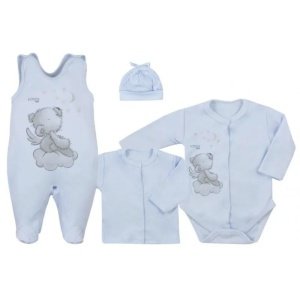 Σετ Nεογέννητου Angel Bear Light Blue