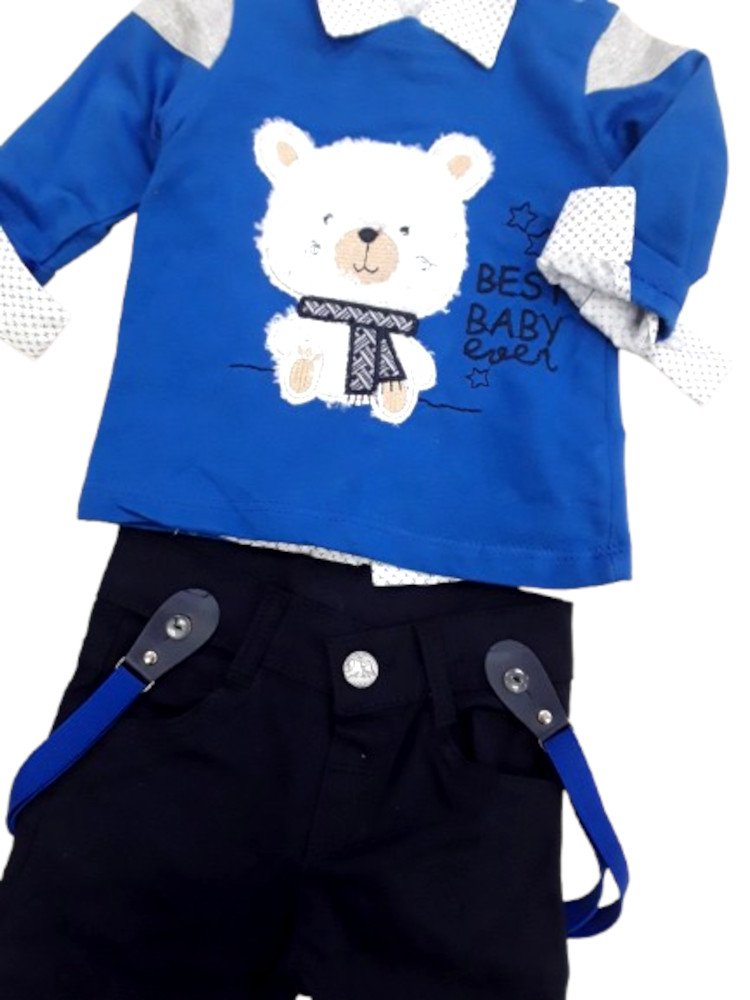 Βρεφικό Σετ για Αγόρι 3τμχ Best Baby Ever - Image 2