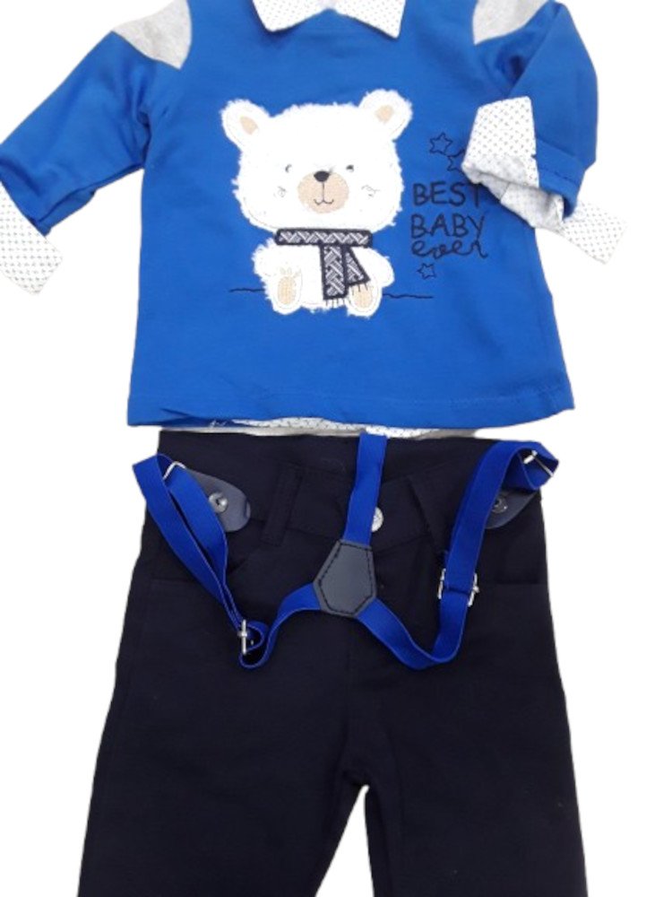 Βρεφικό Σετ για Αγόρι 3τμχ Best Baby Ever - Image 3