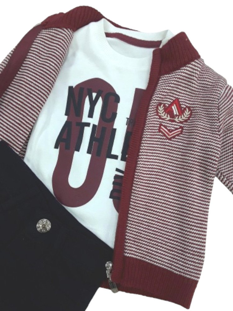 Βρεφικό Σετ για Αγόρι 3τμχ Track and Field - Image 3