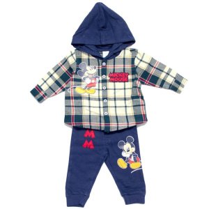 Μπλούζα με Κουκούλα και Παντελόνι Mickey