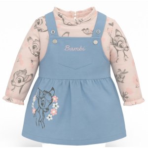 Μπλούζα με Φόρεμα Σαλοπέτα Jean Blue Bambi