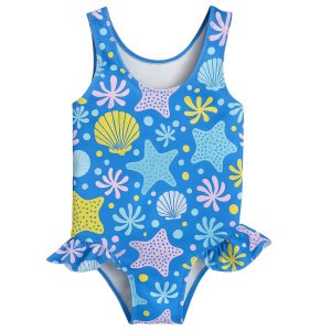 Ολόσωμο Μαγιό για Κορίτσι Beboulino Sea Life