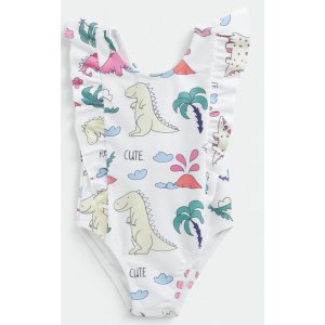 Ολόσωμο Μαγιό για Κορίτσι Beboulino Cute Dinos