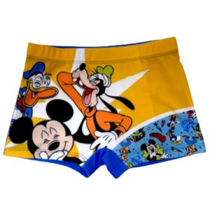 Μαγιό Μποξεράκι Aymax Mickey Yellow Blue