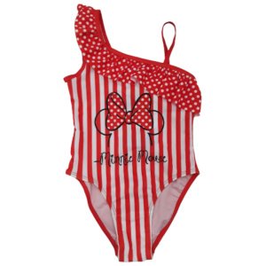 Ολόσωμο Μαγιό για Κορίτσι Minnie Mouse Red