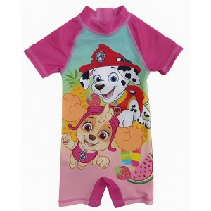 Ολόσωμο Μαγιό UV 50 για Κορίτσι Paw Patrol Pink