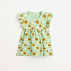 Φόρεμα Κάλτσα Λύκρα Spring Green Allover Funky