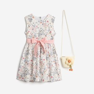 Φόρεμα με Τσαντάκι Pink Bow Funky 124-