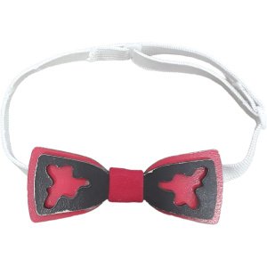 Παπιγιόν Ξύλινο Black Red
