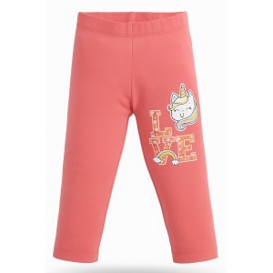 Κολάν Κάπρι με Απλικέ Σχέδιο Love Pink Unicorns Timi Kids