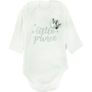 Κορμάκι Μακρυμάνικο Little Ecru Grey Prince Baby Tone