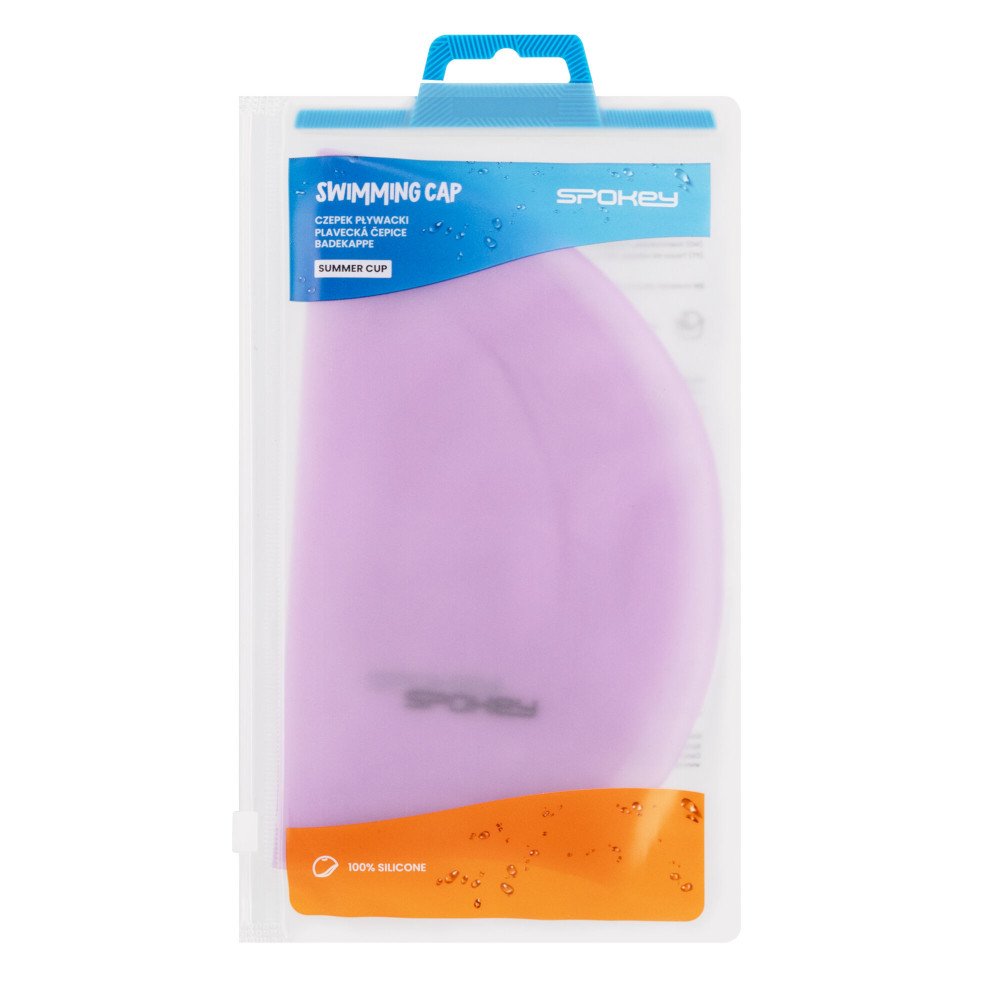 Σκουφάκι Κολύμβησης Σιλικόνης Spokey Purple - Image 3