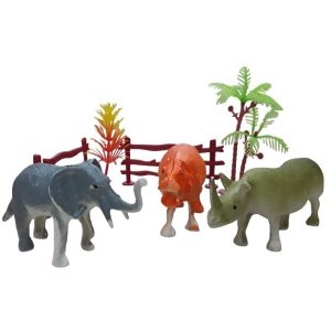 Σετ 3τμχ Άγρια Ζώα Toys Wonderland Animal Kingdom