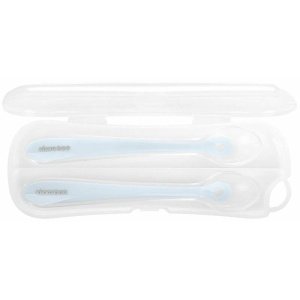Κουτάλια Σιλικόνης 2τμχ Flexible Kikka boo Blue
