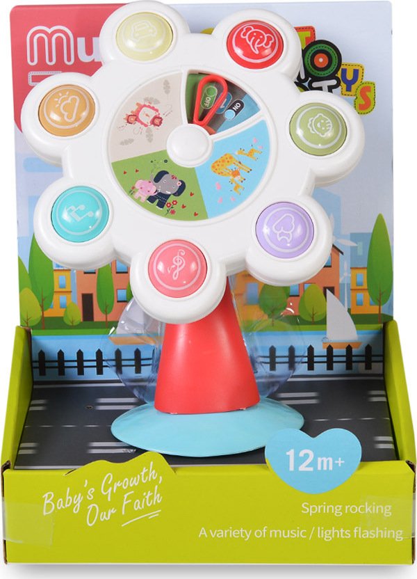 Tροχός με Μουσική Baby Ferris Moni K999-148 - Image 4