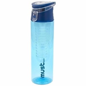 Παγούρι Πλαστικό με Φίλτρο για Φρούτα 700 ml Must Tritan Μπλε