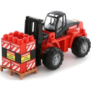 Παιχνίδι Κλαρκ με Τουβλάκια Polesie Mammoet Forklift With Bricks