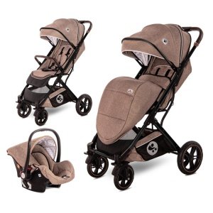 Καρότσι 2σε1 με Car Seat Storm Lorelli Luxe Pearl Beige