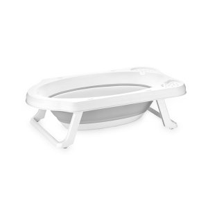 Μπανιέρα Πτυσσόμενη με Αποστράγγιση 82cm Lorelli Nordic Grey