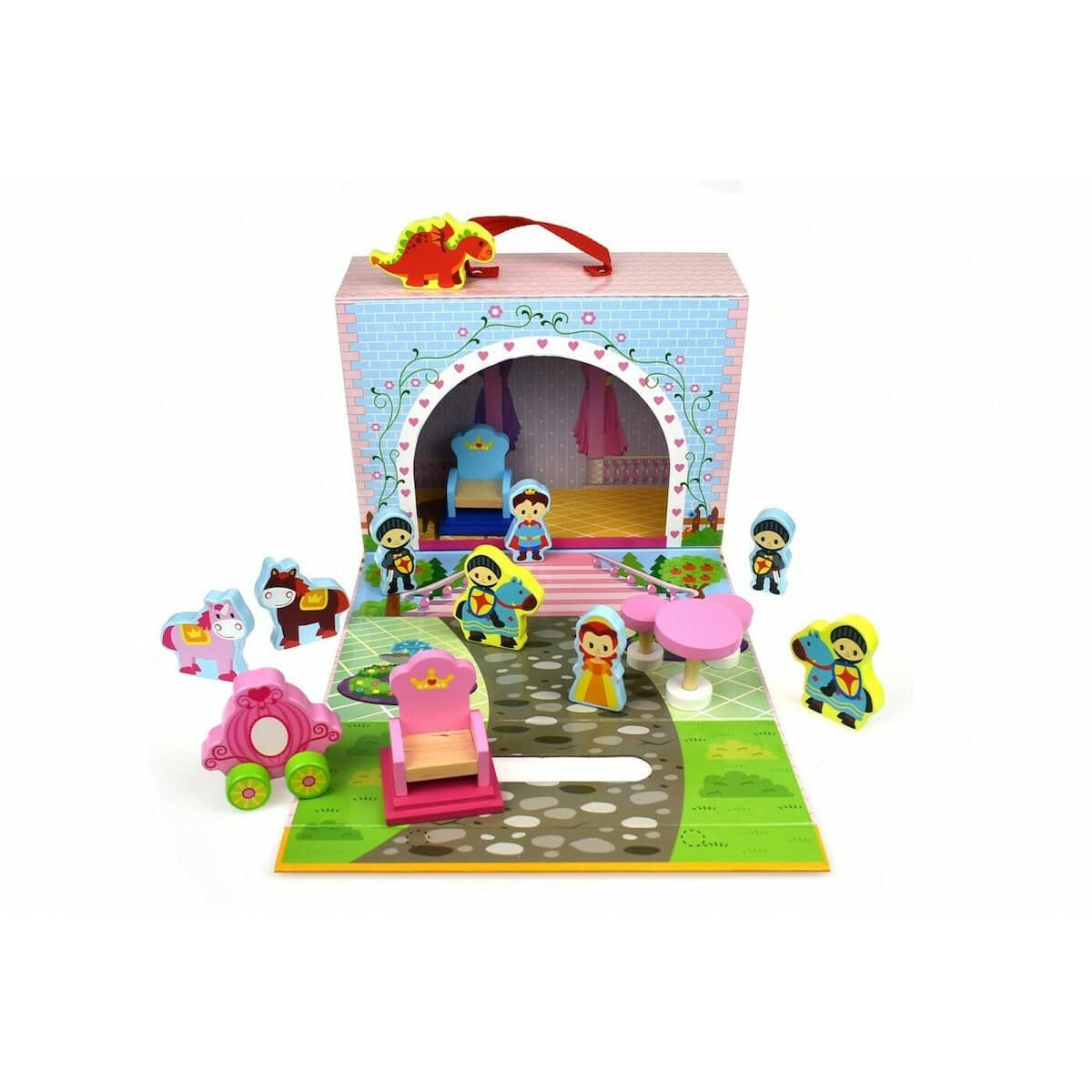 Κάστρο Πριγκίπισσας Ξύλινο Tooky Toys TY - Image 2
