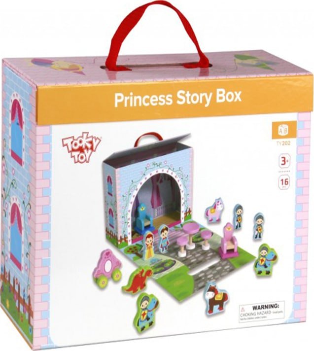Κάστρο Πριγκίπισσας Ξύλινο Tooky Toys TY - Image 4