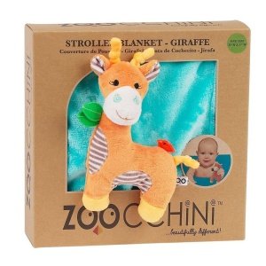 Βρεφική Κουβέρτα 65,5x100cm Zoocchini Giraffe Buddy Aqua ZOO