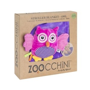 Βρεφική Κουβέρτα 65,5x100cm Zoocchini Owl Buddy Purple ZOO
