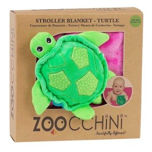 Βρεφική Κουβέρτα 65,5x100cm Zoocchini Turtle Buddy Pink ZOO