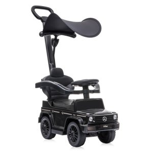 Αυτοκινητάκι Ποδοκίνητο με Λαβή και Τέντα Mercedes Benz G350D Lorelli Black